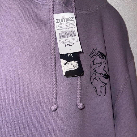 Zumiez Tops - Zumiez Purple Graphic Hoodie